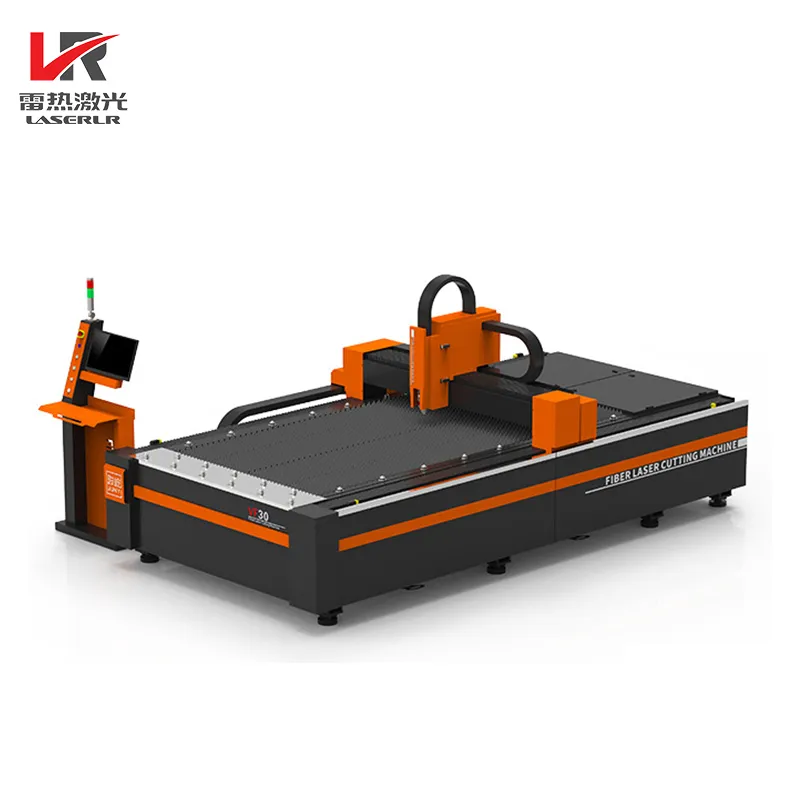 Machine de découpe Laser à Fiber pour panneaux de bureau, découpe d'acier inoxydable, d'acier au carbone, d'aluminium et de cuivre